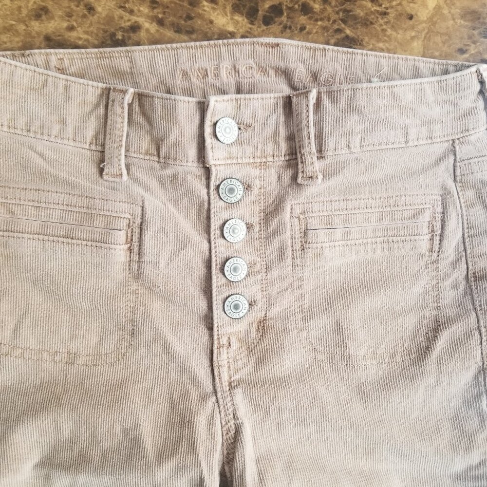 Buttonfly corduroy pants